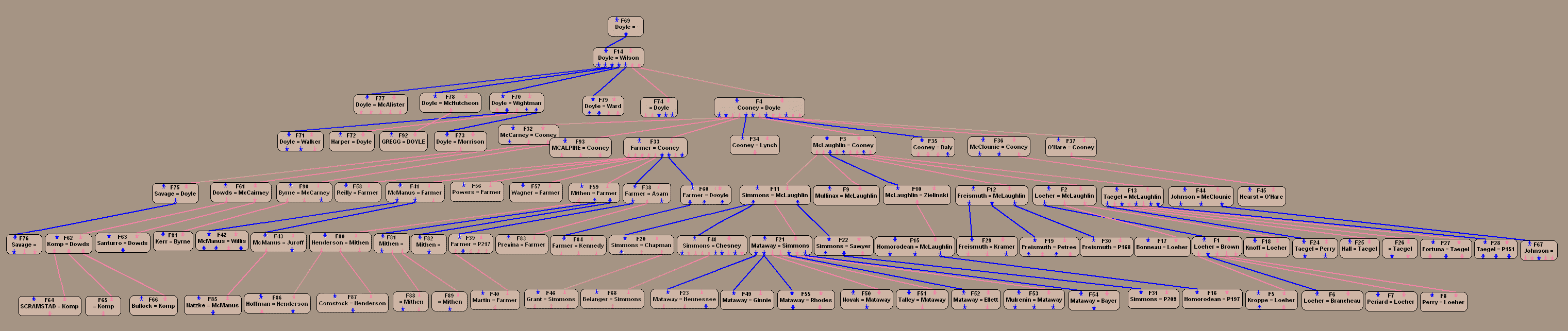 Doyle-Wilson Family Tree